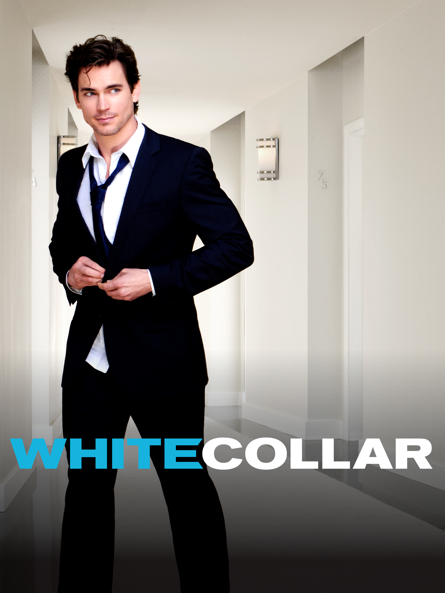 White Collar Matt Bomer as Neal Caffrey Looking On by Plane 8 x 10 inch  photo
