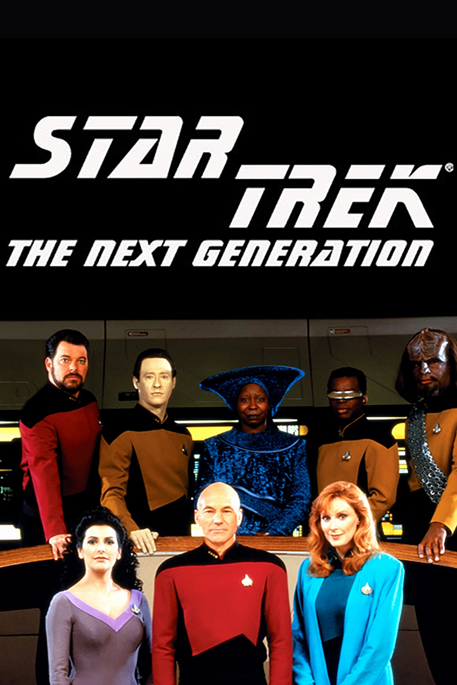 Cast Star Trek The Next Generation Photo Quality Magnet Crew 