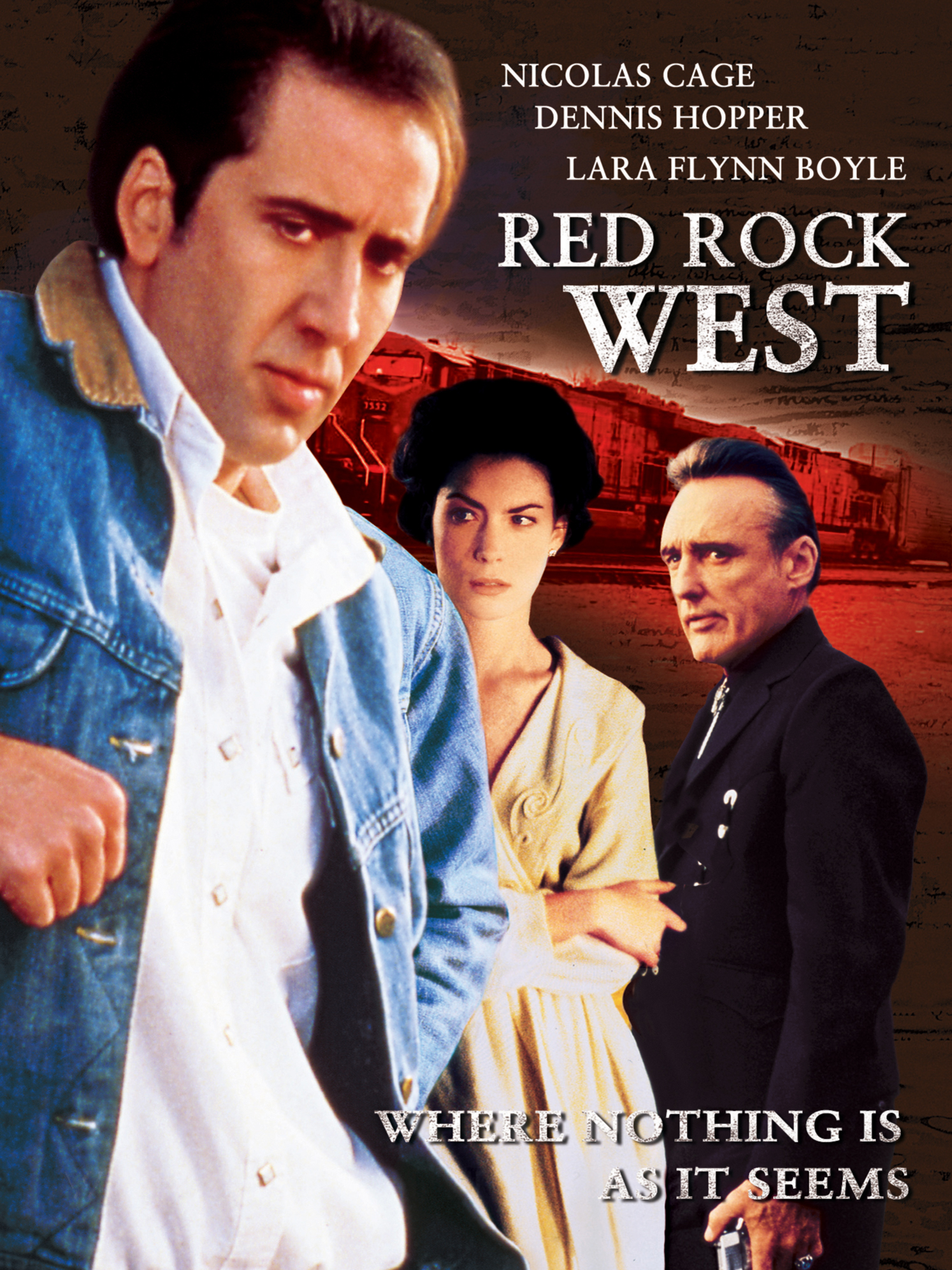 Придорожное заведение 1992. Red Rock West 1992. Придорожное заведение 1993. Николас Кейдж придорожное заведение. Red Rock West 1993 poster.