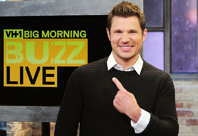 nick lachey has also hosted his own talk show, "Big Morning Buzz Live."