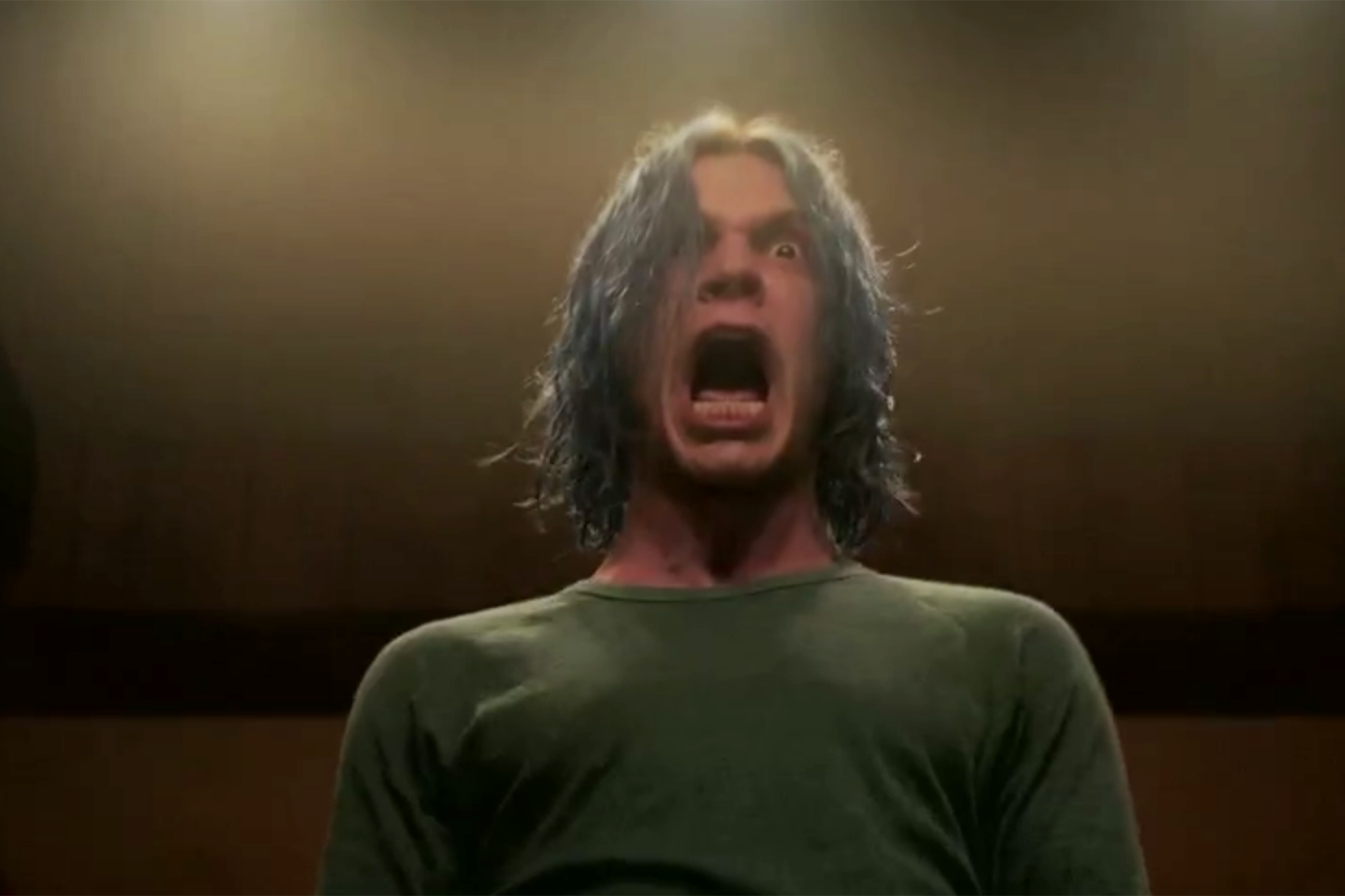 Evan Peters' Blue Hair in American Horror Story: Cult - wide 8