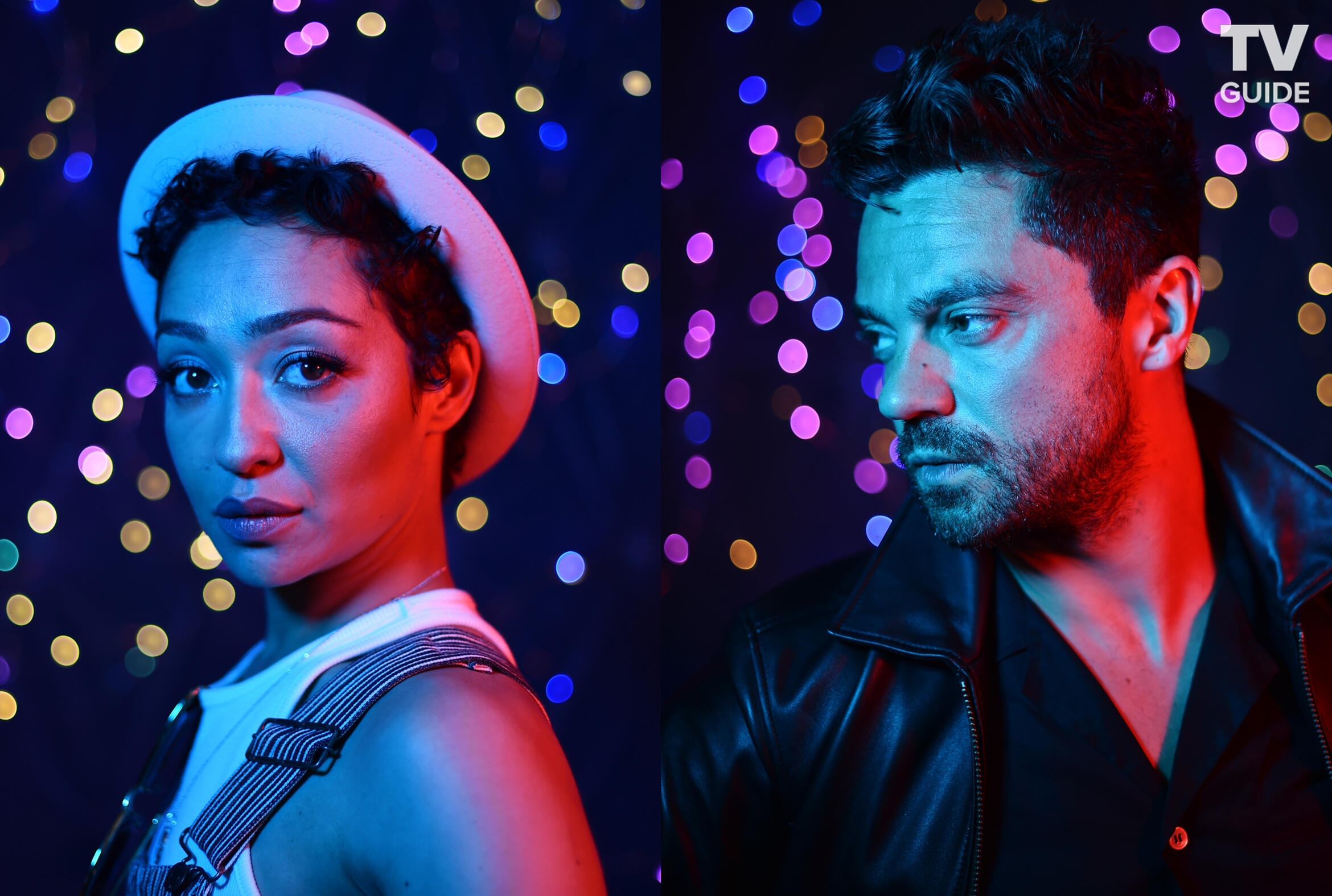 Ruth Negga and Dominic Cooper of Preacher, TV Guide Comic-Con Portrait Studio