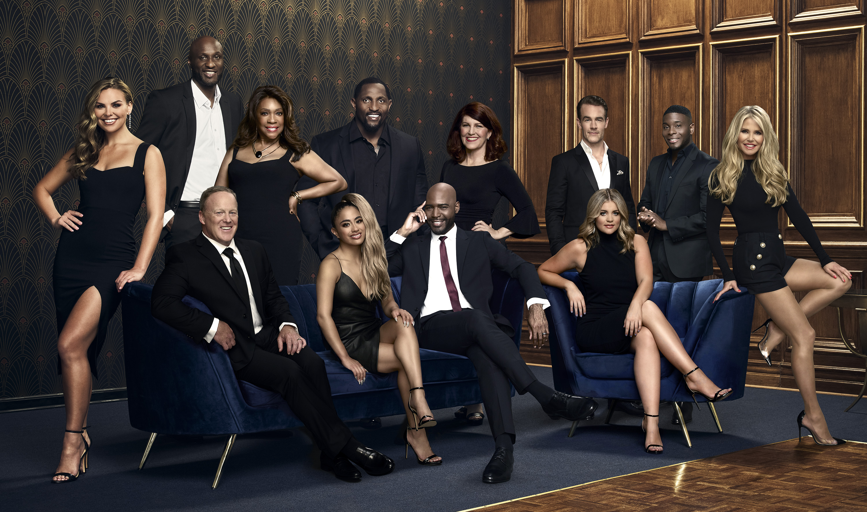 Hannah Brown, Lamar Odom, Sean Spicer, Mary Wilson, Ally Brooke, Ray Lewis, Karamo Brown, Kate Flannery, James Van Der Beek, Lauren Alaina, Kel Mitchell, and Christie Brinkley, Dancing with the Stars