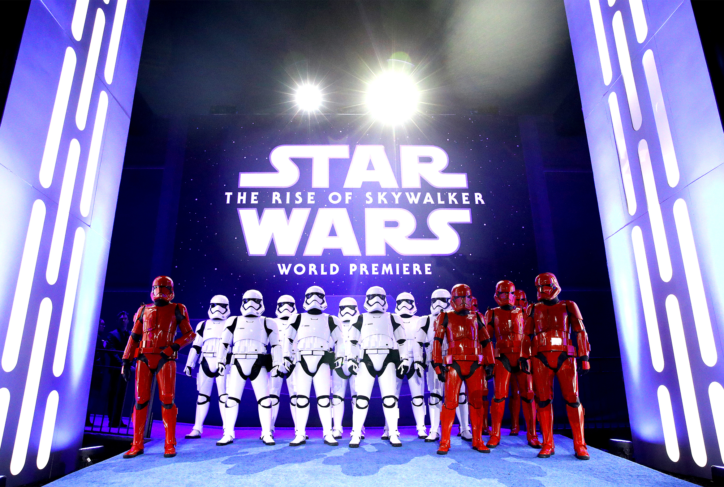 Stormtroopers at Premiere of Disney's _Star Wars: The Rise Of Skywalker_