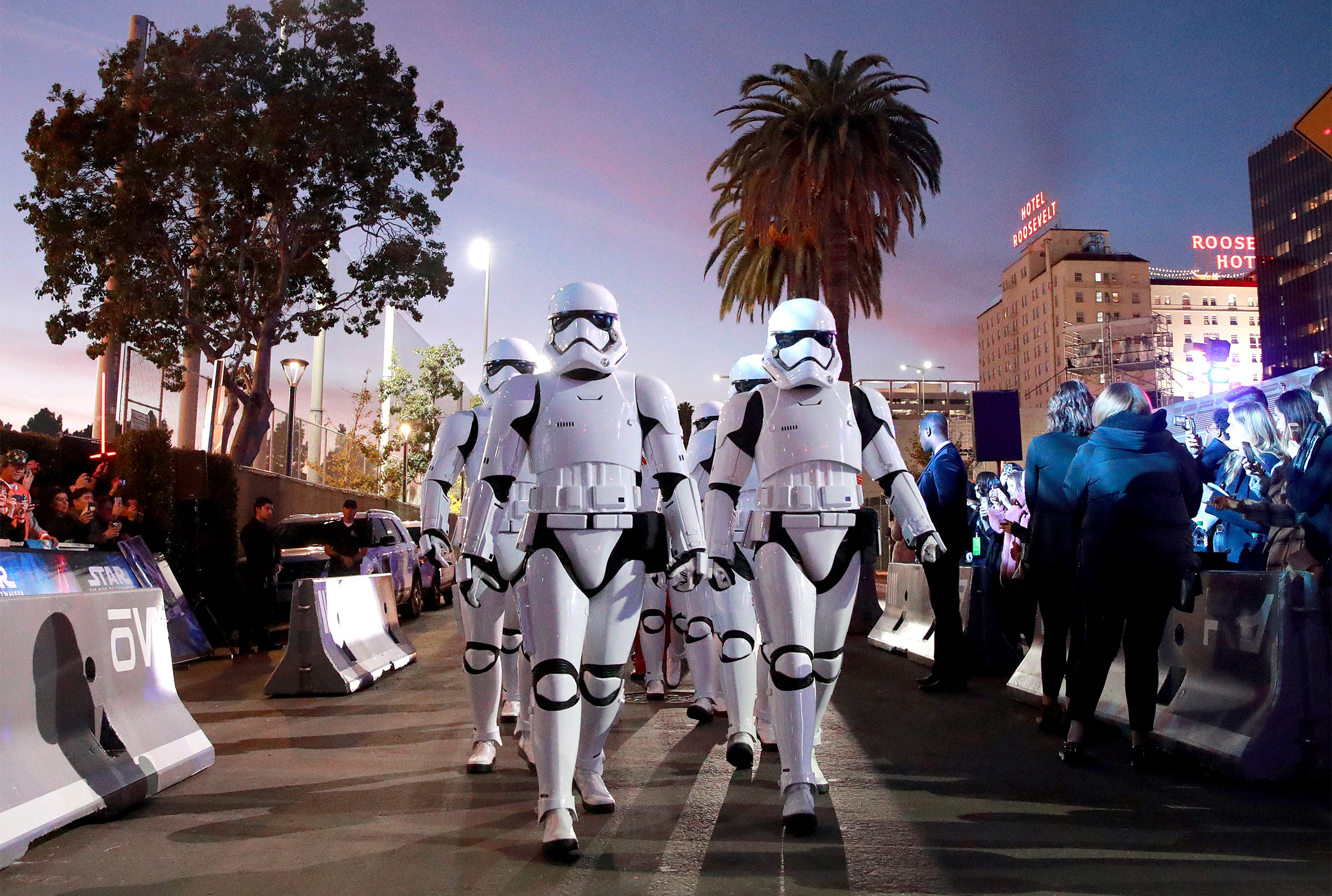 Stormtroopers at Premiere of Disney's Star Wars: The Rise Of Skywalker