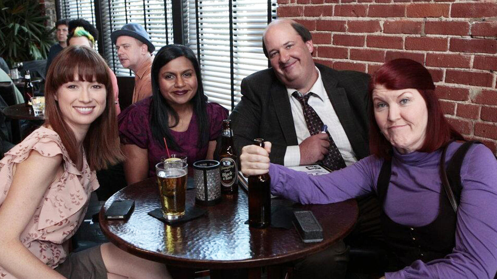 Ellie Kemper, Mindy Kaling, Brian Baumgartner, and Kate Flannery, The Office