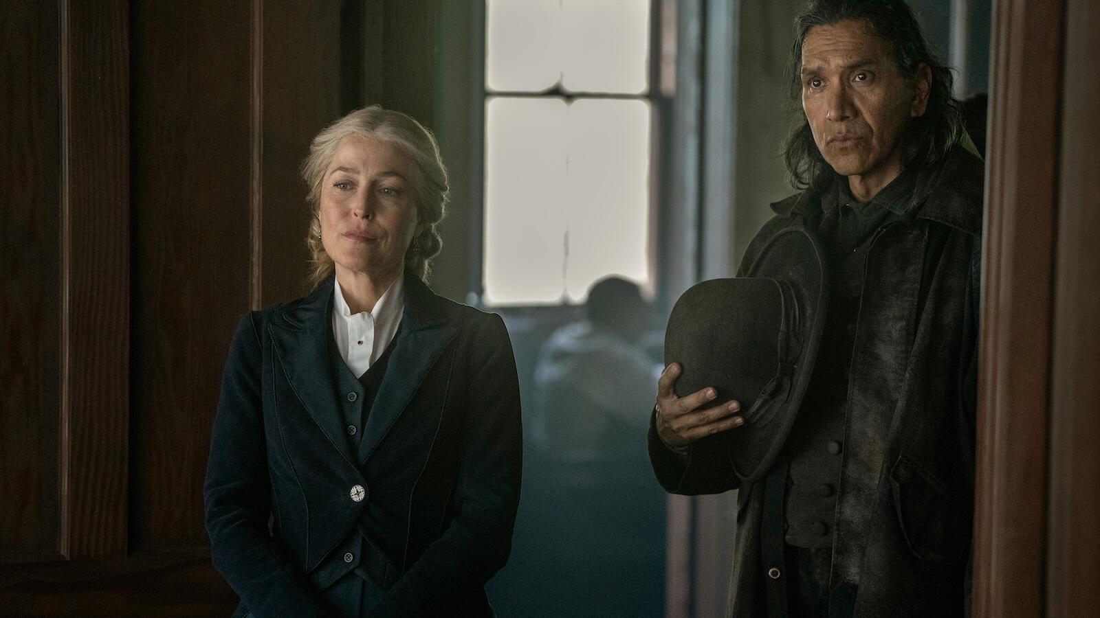 Gillian Anderson and Michael Greyeyes, The Abandons