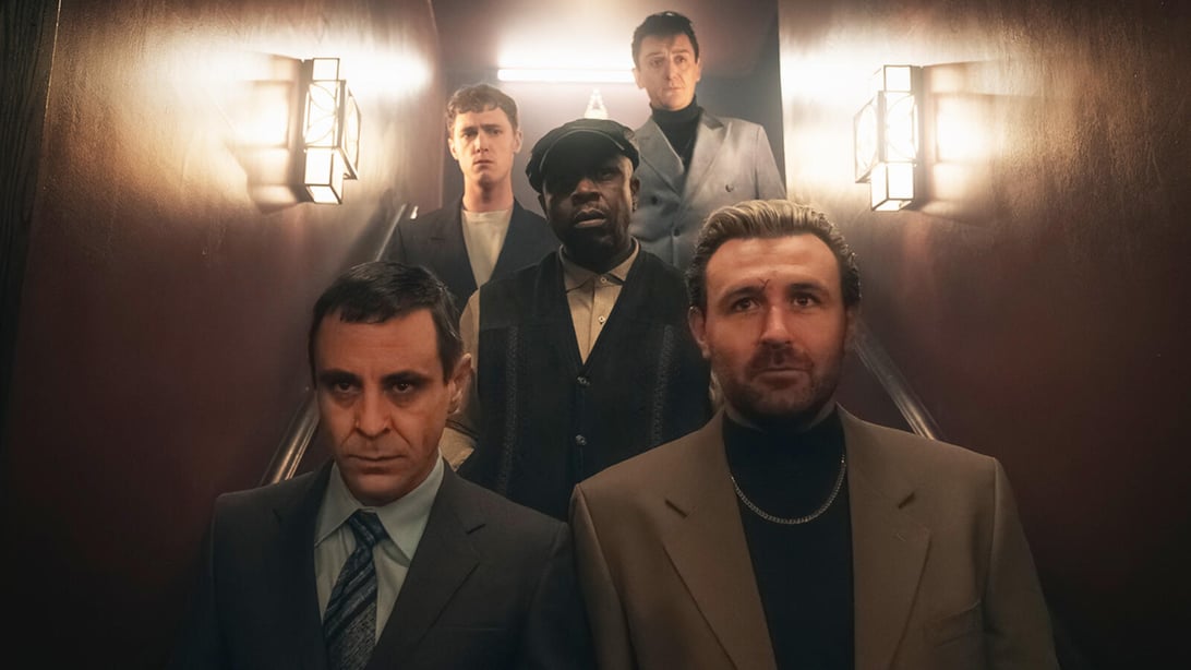 Emun Elliot, Stanley Morgan, Robbie Gee, John Dagleish, and James McArdle, Sexy Beast