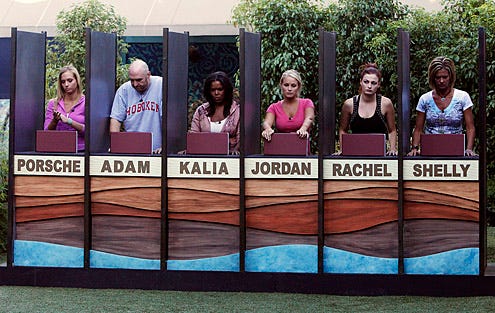 Big Brother 13 - The Big Brother Houseguests compete in the live "Before or After" Head of Household competition on Thursday, August 25.