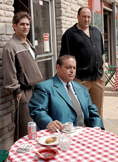 The Soprano - Season 6 - Michael Imperioli, Joe Gannascoli, James Gandolfini