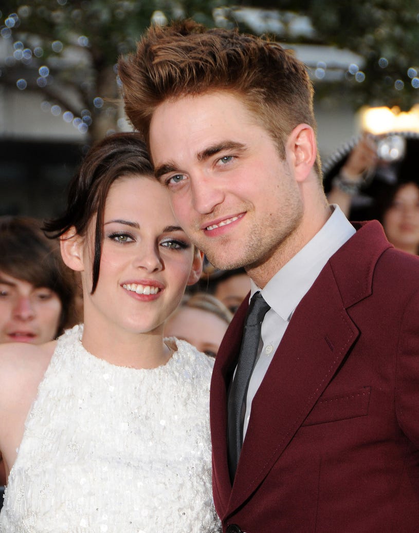 Kristen Stewart and Robert Pattinson arrive at the 2010 Los Angeles Film Festival "Twilight Saga: Eclipse" premiere held at Nokia Theatre L.A. Live on June 24, 2010