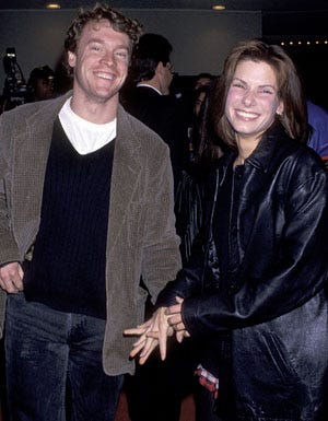 Tate Donovan and Sandra Bullock - The "On Deadly Ground" Los Angeles premiere, February 17, 1994