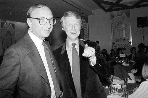 Neil Simon and Mike Nichols - opening party for "Fools", New York City, April 7, 1981