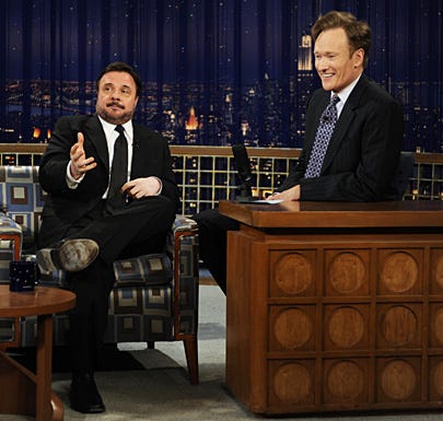 Late Night with Conan O'Brien - Nathan Lane, Conan O'Brien