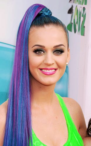 Katy Perry attends the 2012 Nickelodeon Kids' Choice Awards at Galen Center on March 31, 2012 in Los Angeles, California.
