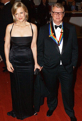Diane Sawyer and Mike Nichols - Kennedy Center honors for five arts legends, Washington, DC, December 6, 2003