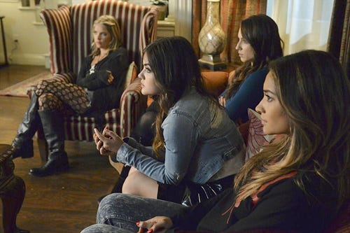 Pretty Little Liars - Season 5 – “Taking This One To The Grave” - Ashley Benson, Lucy Hale, Troian Bellisario, Shay Mitchell
