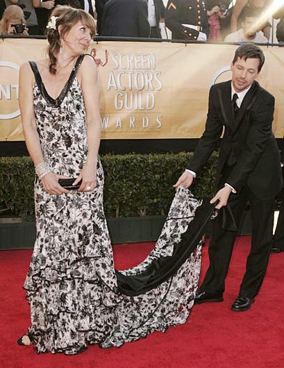 Allison Janney and Sean Hayes - 11th Annual Screen Actors Guild Awards - 2005