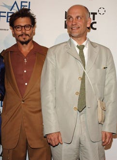Johnny Depp and John Malkovich - "The Libertine" premiere, Nov. 2005