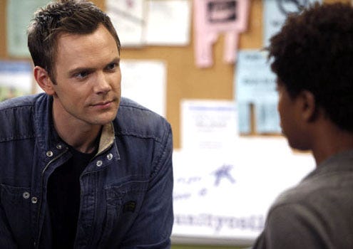 Community - Season 2 - "Messianic Myths and Ancient Peoples" - Joel McHale as Jeff
