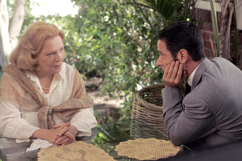 Numb3rs - Season 3, "Provenance" - Guest star, Gena Rowlands with Rob Morrow