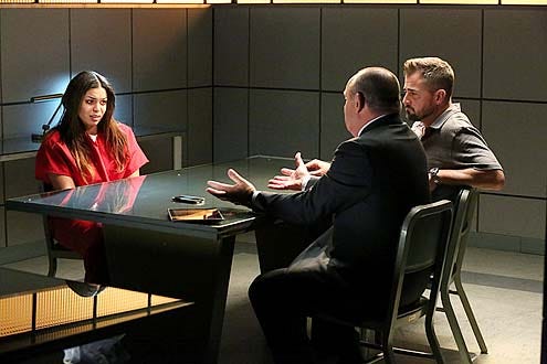 CSI - Season 14 - "Check In and Check Out" -  Jordin Sparks, Paul Guifoyle and George Eads