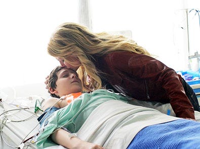 Once Upon a Time - Season 1 - "A Land Without Magic" -  Jared Gilmore and Jennifer Morrison
