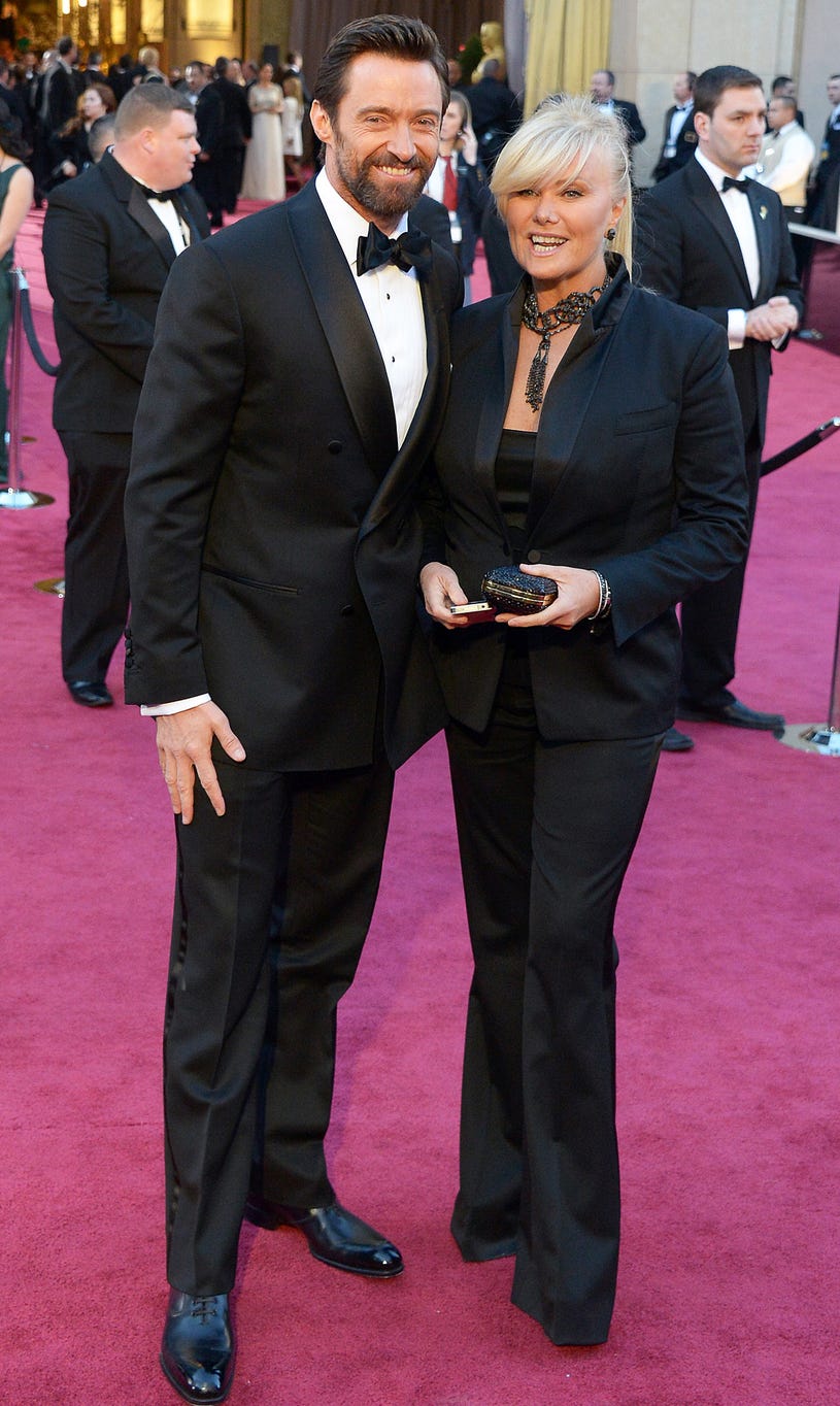Hugh Jackman and his wife Deborra-Lee Furness - 85th Annual Academy Awards in Hollywood, California, February 24, 2013