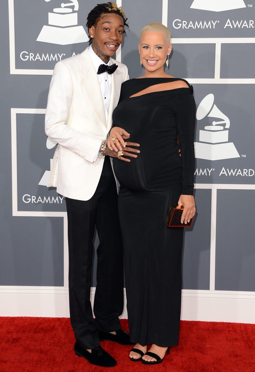 Wiz Khalifa and Amber Rose - 55th Annual Grammy Awards in Los Angeles, California, Feburary, 10, 2013