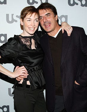Julianne Nicholson and Chris Noth - The 2008 USA Network UpFront at The Museum Of Modern Art in New York City, March 26, 2008