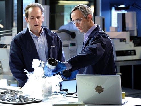 CSI - Season 13 - "Dead of the Class" - David Berman, Wallace Langham