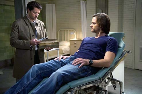 Supernatural - Season 9 - "First Born" - Misha Collins and Jared Padalecki