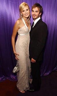 Maggie Grace and Ian Somerhalder - InStyle/Warner Bros. Golden Globes Party - Jan. 2005