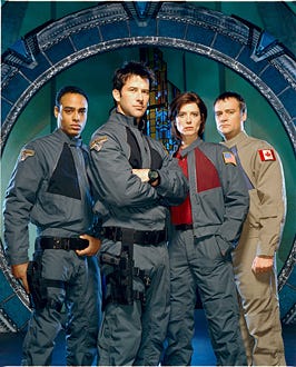 Stargate Atlantis - Rachel Luttrell, Paul Anthony and Jason Momoa