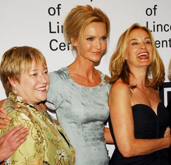 Kathy Bates, Joan Allen and Jessica Lange - Jessica Lange honored by The Film Society of Lincoln Center in New York City, April 17, 2006