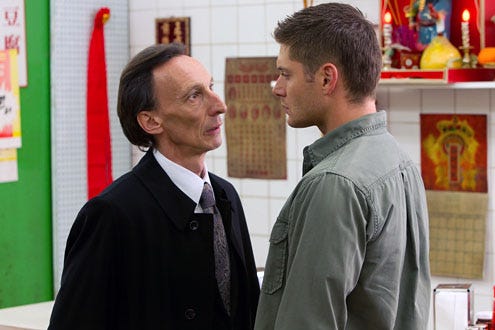 Supernatural - "Appointment in Samarra" - Julian Richings as Death and Jenses Anckles as Dean