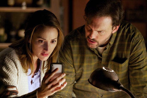 Grimm - Season 1 - "The Thing with Feathers" - Bree Turner as Rosalee and Silas Weir Mitchell as Monroe