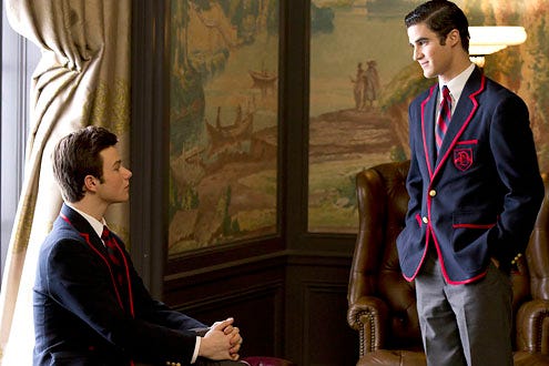Glee - Season 2 - "Special Education" - Chris Colfer and Darren Criss