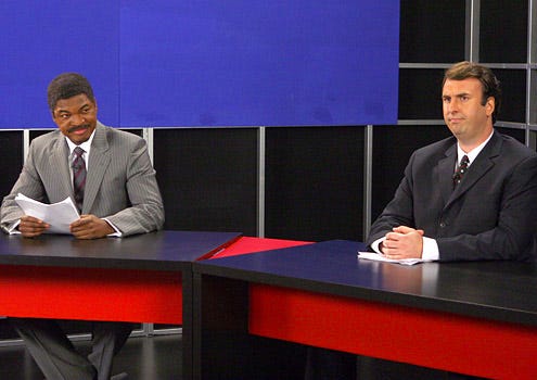 Madtv - Season 14 - "Flirty News" - Guest-star Ne-Yo as anchorman "Tom Sanders" and Matt Braunger as anchorman "Joseph Stanton"