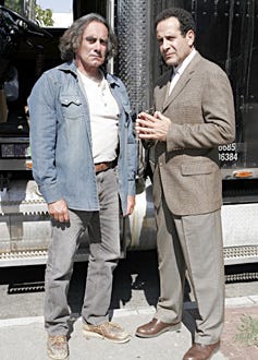 Monk - Season 5, "Mr Monk Meets His Dad"- Dan Hedaya as Jack Monk, Tony Shalhoub as Adrian Monk