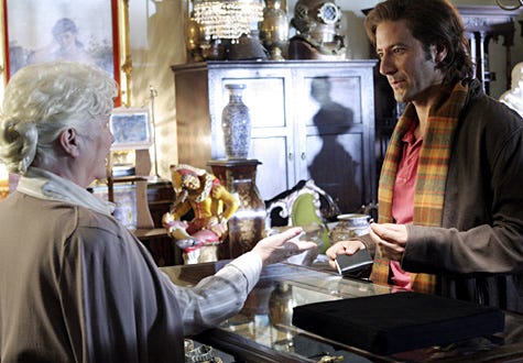 Lost -"Flashes Before Your Eyes"- Fionnula Flanagan as Mrs. Hawking, Henry Ian Cusick as Desmond
