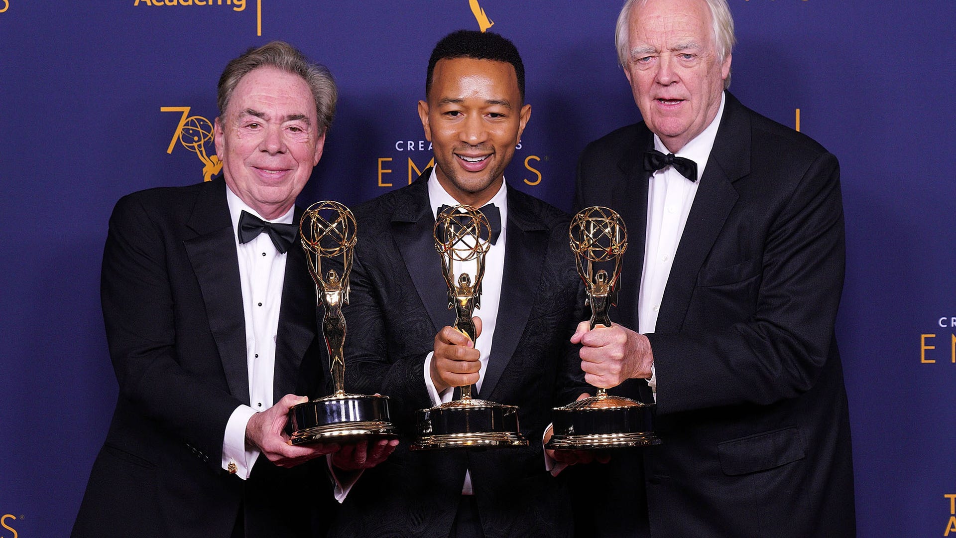 Andrew Lloyd Webber, John Legend and Tim Rice