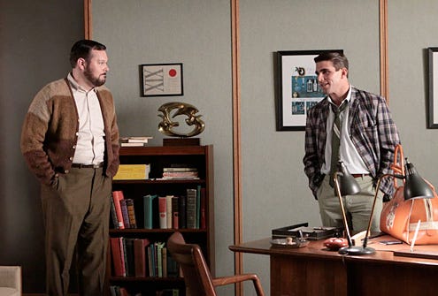 Mad Men - Season 3 - "My Old Kentucky Home" - Michael Gladis and Miles Fisher as Jeffrey Graves
