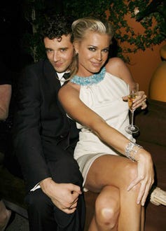 Michael Urie and Rebecca Romijn - Glaad Media Awards after party, April 2007