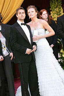 Stuart Townsend and Charlize Theron - The 77th Annual Academy Awards
