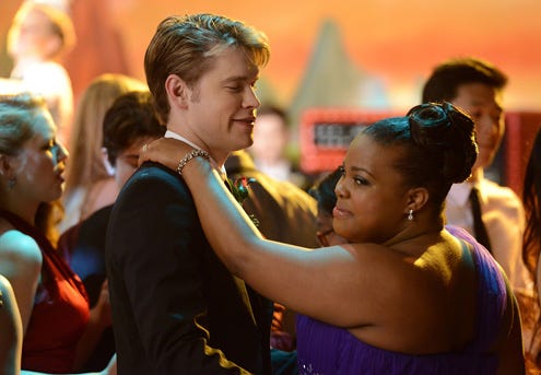 Glee - Season 3  - "Prom-asaurus" - Chord Overstreet and Amber Riley