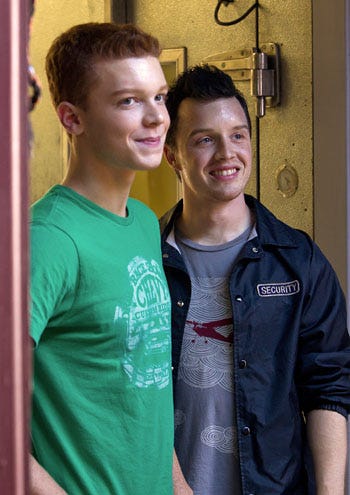 Shameless - Season 2 -  "Summer Loving" - Cameron Monaghan as Ian Gallagher and Noel Fisher as Mickey