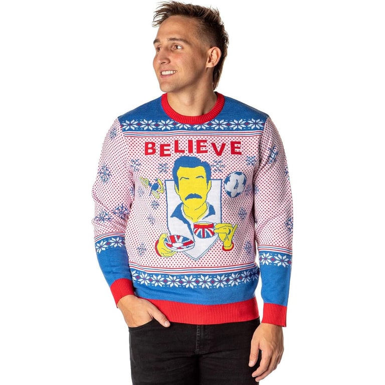 Ted Lasso My Hero Academia Ugly Christmas Sweater