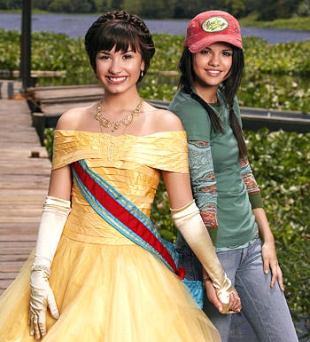 Princess Protection Program - Demi Lovato as Princess Rosalinda and Selena Gomez as Carter
