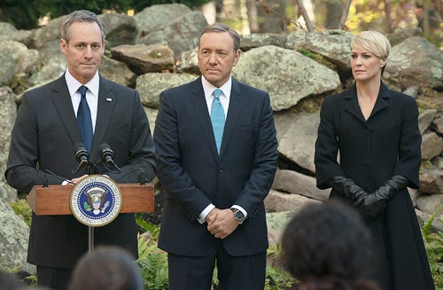 House of Cards – Season2 – Michel Gill, Kevin Spacey, Robin Wright